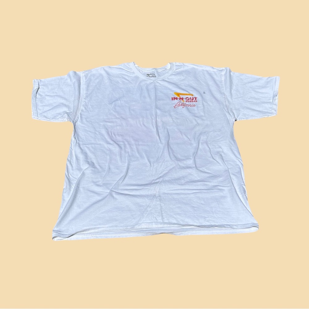 XL White In-N-Out Tee